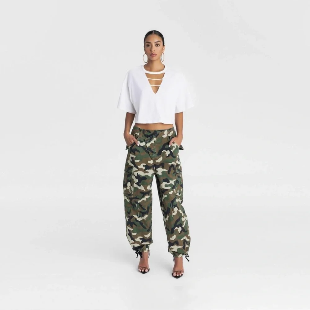 Camouflage Cargo Joggers - Picture 2 of 3